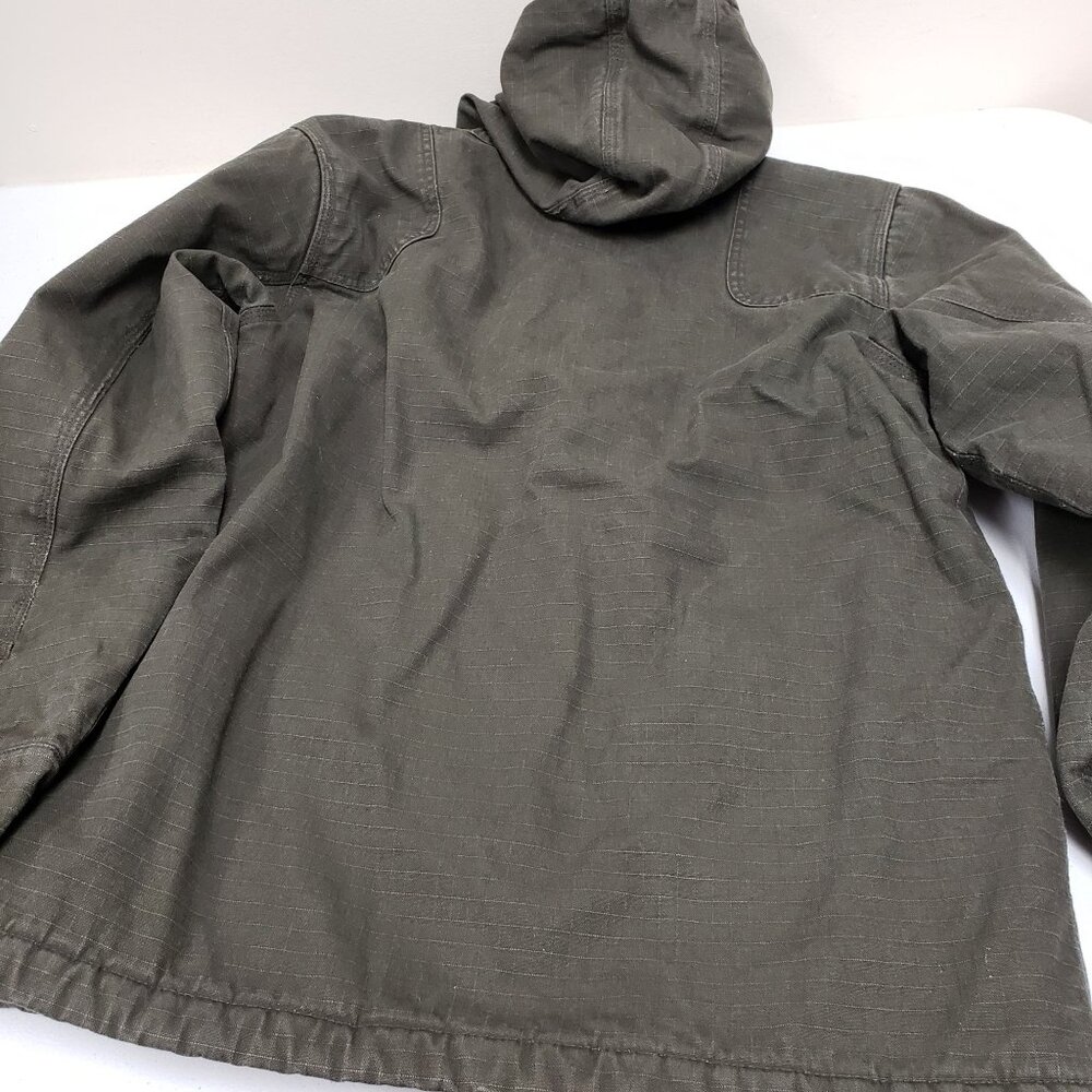 Walls Blizzard Pruf Army Green Canvas Sherpa Lined Coat Size Youth XL 16/18 - Picture 15 of 15
